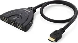 Ndarës HDMI Equip 3x1, 3 hyrje 1 dalje, plug and play, i zi