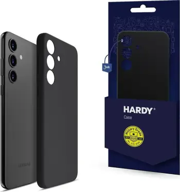 Mbulesë telefoni 3MK Hardy Android Silicone MagCase, për Samsung Galaxy S25, me magnet, e zezë
