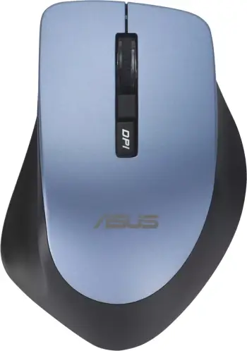 Maus wireless ASUS WT425, optik, 1600 DPI, blu e zezë