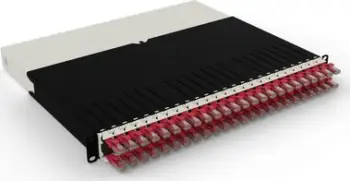 Sistem menaxhimi kabllosh PATCHBOX One, 8U, UTP Cat.6a, i kuq