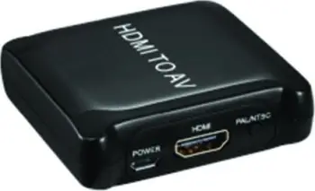 Konvertues HDMI në AV PowerPlant HDCAV02-M, PAL NTSC, i bardhë