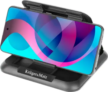Mbajtëse universale telefoni Kruger&amp;Matz KM1370, për panel veture, e zezë