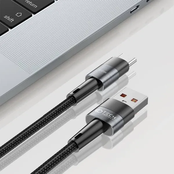Kabllo USB-C Tech-Protect Ultraboost, 66W 6A, 50 cm, gri - 4