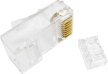 Prizë modulare RJ45 Extra Digital TV992324, UTP CAT6, paketim 100 copë, transparente