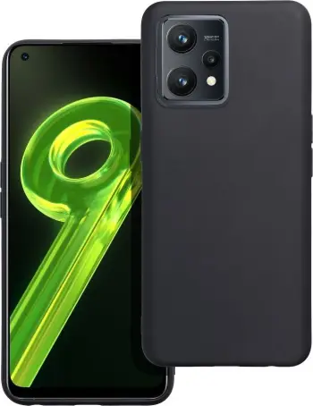 Këllëf telefoni Matt Case për Realme 9, TPU, mat, i zi