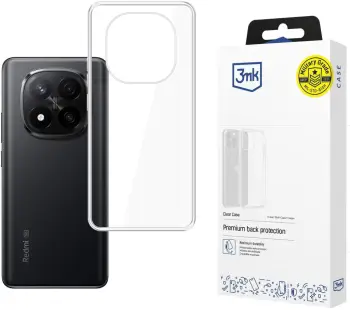 Mbrojtëse telefoni 3mk Clear Case për Xiaomi Redmi Note 15 Pro+ 5G, transparente
