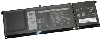 Bateri laptopi BTI TN70C, 64Wh, 4 cell, e zezë