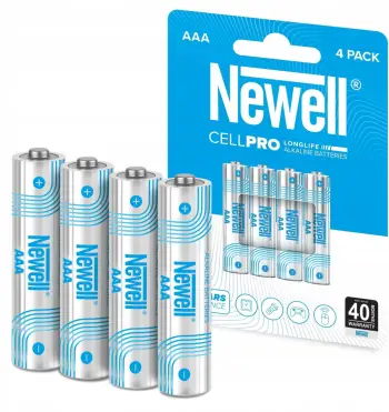 Bateri alkaline Newell CellPro AAA, 1.5V, paketim 4 copë