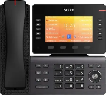 Telefon IP Snom D892M, ekran TFT me ngjyra, Wi-Fi, i zi
