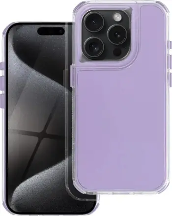 Futera telefoni Futera Matrix për iPhone 16 Pro Max, mbrojtëse, e purpurt e çelët