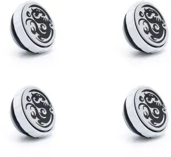 Tapë mbyllëse ftohje uji Bitspower Artemis, G1/4", set 4 copë, e bardhë