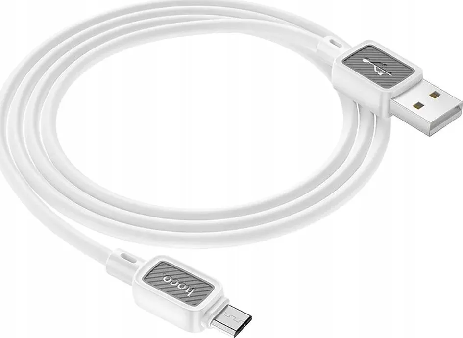 Kabllo USB Hoco X108, USB A në Micro USB, 1m, 2.4A, e bardhë - 2