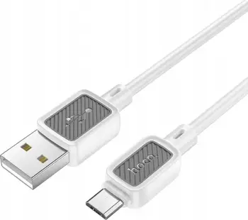 Kabllo USB Hoco X108, USB A në Micro USB, 1m, 2.4A, e bardhë