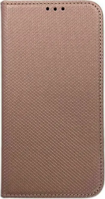 Kapak magnetik libër Picase Poco X6 Pro, me stand, me xhep karte, rozë gold