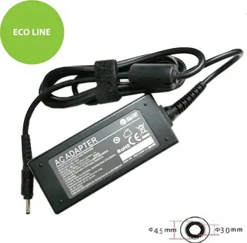 Adaptues karikues për laptop Dell 45W, 19.5V 2.31A, konektor 4.5mm x 3.0mm, i zi