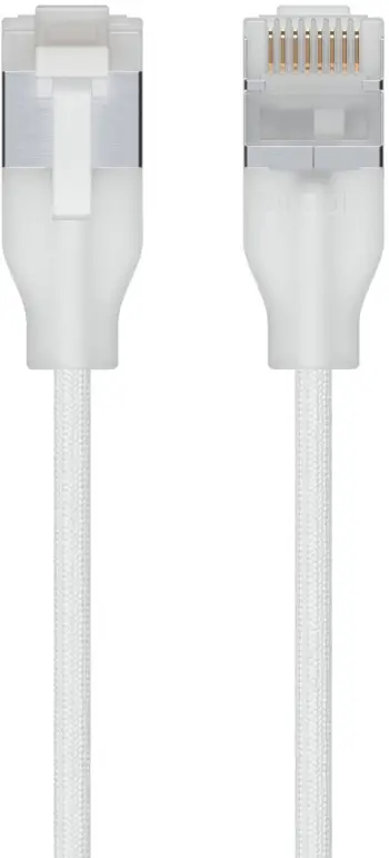 Kabllo rrjeti Ubiquiti UACC-Cable-Patch-EL-C6A-0.3M-W, Cat6a, 0.3m, transparente