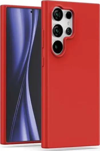 Futrollë Mercury Soft për Samsung Galaxy S24 Ultra S928, TPU fleksibël, mat, e kuqe