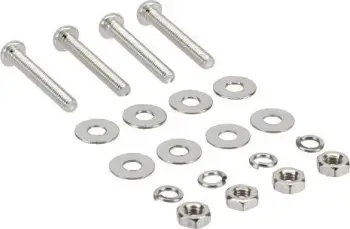 Set vida për ventilatorë InLine 33371B, 15mm, metalik