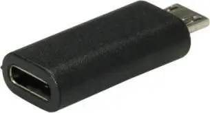 Adapter USB 2.0 VALUE, Micro USB në USB C, 12.99.3192