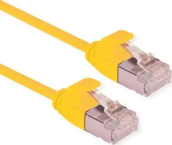 Kabllo rrjeti Roline 21.15.33, Cat6a, 2m, e verdhë