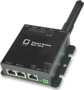 Modul zgjerues Sensotek 7214-3 Exp.Sensor Box Temp-H-Lftdr, 2 porta sensori, dalje releje, gri
