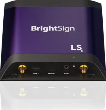 Media player digital BrightSign LS445, 4K Ultra HD, Wi Fi, i zi lejla