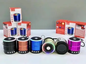 Altoparlant Bluetooth Round MIX, portativ, me kabllo USB, ngjyra të përziera
