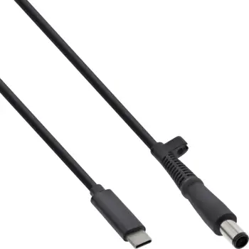 Kabllo karikues USB Type C InLine për HP notebook, 65W, 2m, e zezë