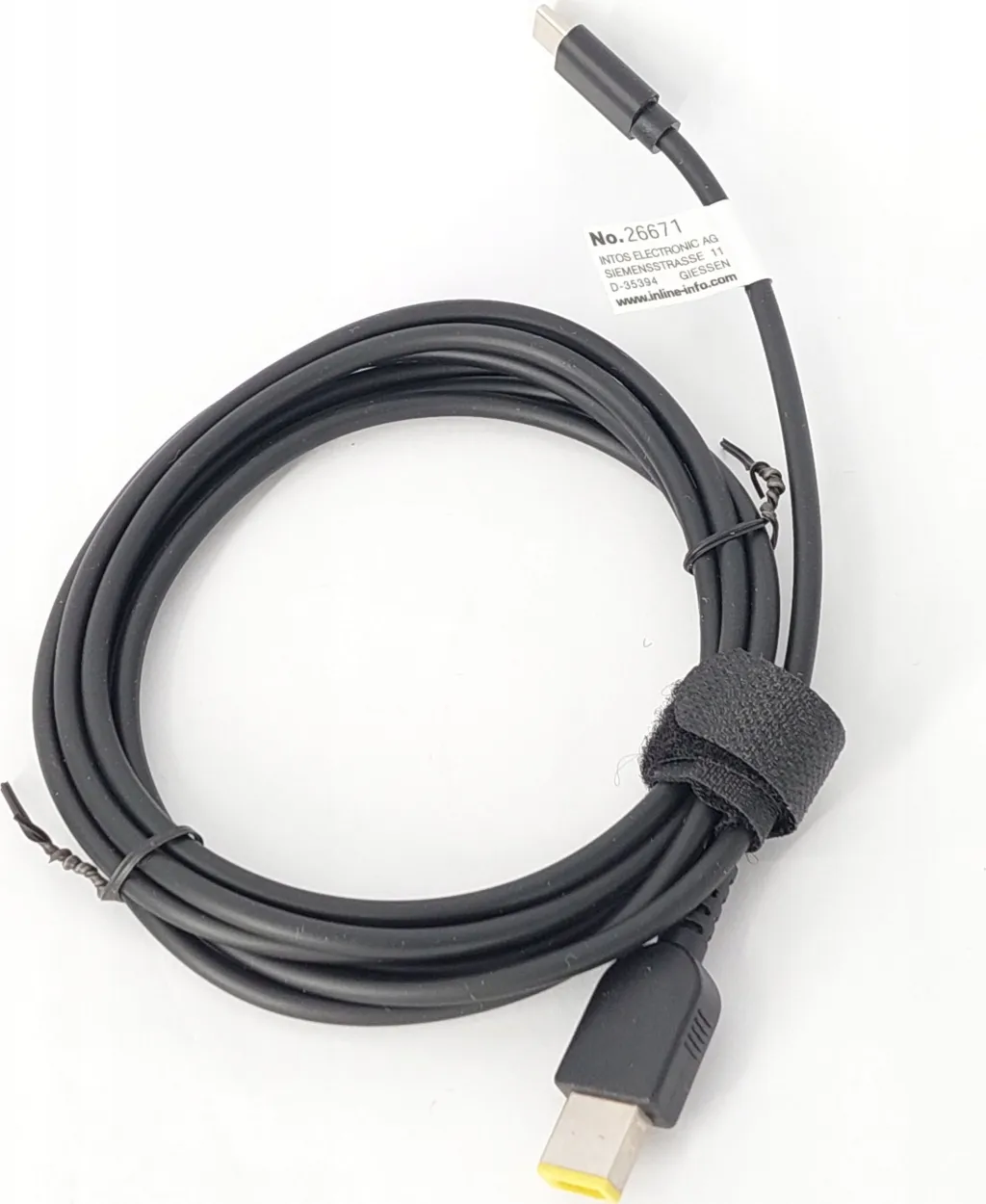 Kabllo karikimi InLine USB Type C në Lenovo Notebook, 2m, e zezë - 5