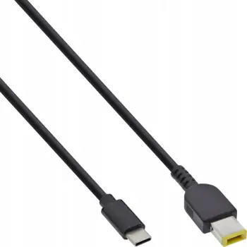 Kabllo karikimi InLine USB Type C në Lenovo Notebook, 2m, e zezë