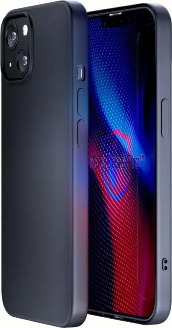 Këllëf telefoni 3MK Matt Case Pro për iPhone 14, TPU 1.8mm, i zi mat