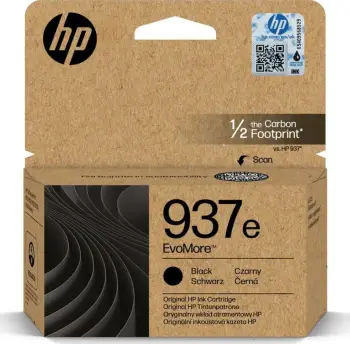 Patronë boje HP 937e EvoMore, origjinal, i zi