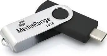 USB flash Mediarange MR1951, 16GB, USB C, gri