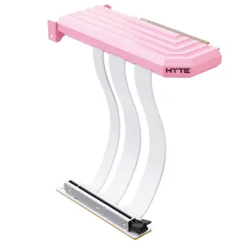 Kabllo riser PCIe 5.0 Hyte ACC-HYTE-PCIE50-SM, x16, Strawberry Milk