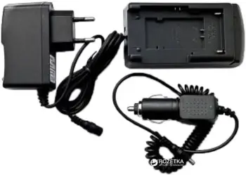 Karikues baterie Extra Digital për Panasonic BLD10E BLC12 dhe Nikon EN-EL15, universal, i zi
