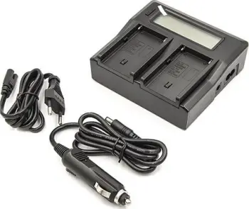 Karikues baterish Extra Digital SONY NP-F, Dual, me ekran LCD, i zi