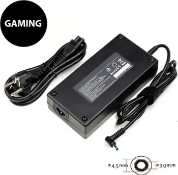 Adapter karikues për laptop Extra Digital HP 200W, 19.5V 10.3A, prizë 4.5mm x 3.0mm, i zi