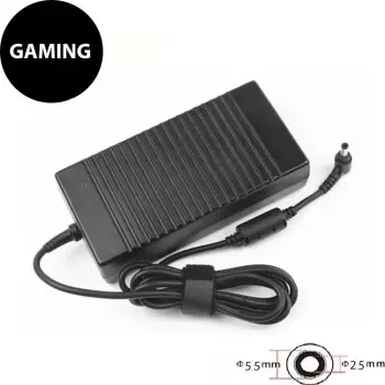 Adapter karikues për laptop ASUS 180W, 19V 9.5A, prizë 5.5 x 2.5 mm, i zi