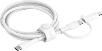 Kabllo karikues Belkin BoostCharge Pro, USB C në Lightning 1.5 m, 60W, e bardhë