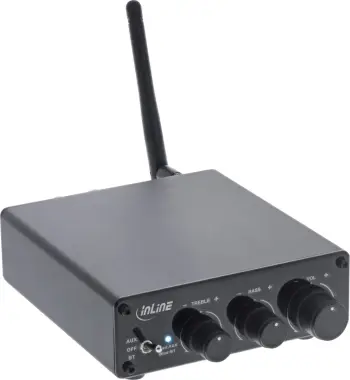 Marrës audio Bluetooth InLine 5.3, përforcues 96W, i zi
