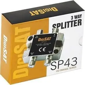 Ndarës antene DigiSAT SP43, për 3 TV, trup metalik
