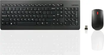 Kombinim wireless Lenovo Essential Wireless, tastierë + maus, të zeza