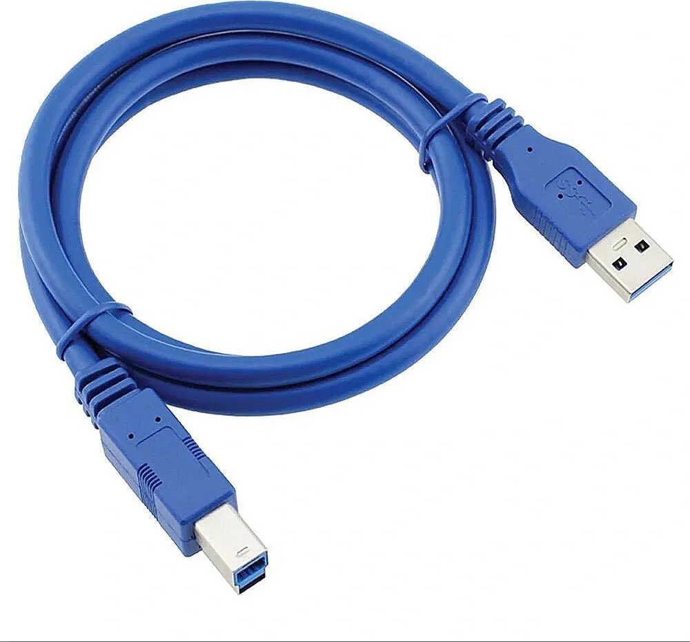 Kabllo printeri RoGer RO PR C B, USB 3.0 A në B, 1.5 m, blu - 1