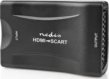 Konvertues HDMI në SCART Nedis, 1080p, Audio Adapter, i zi