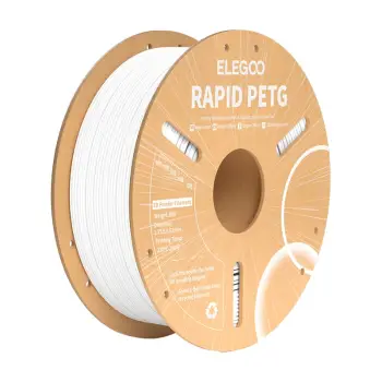 Filament 3D Elegoo Rapid PETG, 1.75mm, 1kg, i bardhë