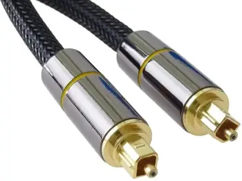 Kabllo audio optike PremiumCord Toslink, 2m, OD 7mm, e zezë