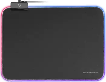 Mousepad gaming Mars Gaming MMPRGBL, ndriçim RGB, USB, i zi