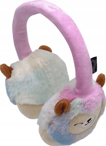 Kufje Bluetooth Squishmallows Leonard the Lion, pa tela, me mikrofon, shumëngjyrëshe