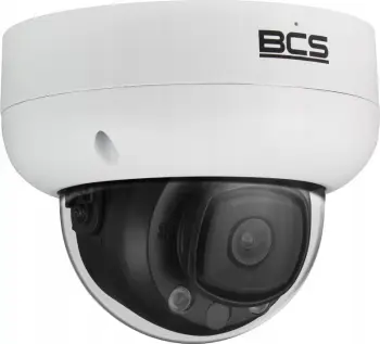 Kamerë IP Dome BCS L DIP25FSR4 Ai2, 5Mpx, lente 2.8mm, e bardhë