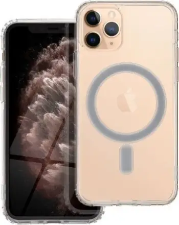 Futollë MagSafe për telefon Apple iPhone 11 Pro, transparente